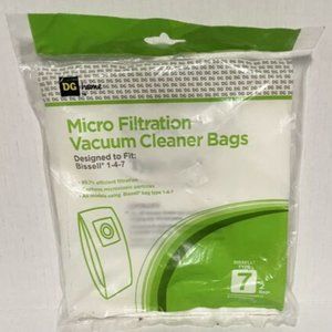 DG HOME Micro Filtration Vacuum Cleaner Bags Bissell 1-4-7